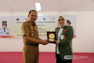 Wujudkan Tri Dharma Perguruan Tinggi, UPNVJ Jalin Kerjasama dengan Pemkab Lebak