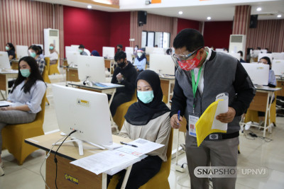 Hari Pertama Pelaksanaan Pusat UTBK 2020 UPNVJ di Masa Covid-19