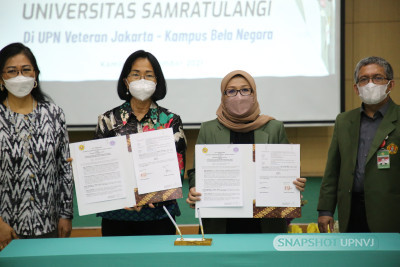 Kunjungan Kerja Rektor UNSRAT Ke UPNVJ