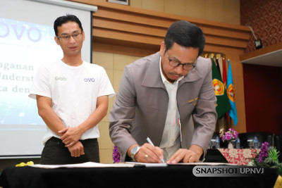 penandatanganan MOU dengan OVO (PT. Visioner Internasional)