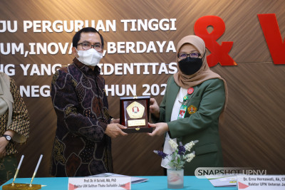 Tingkatkan Mutu Bidang Akademik, UIN STS lakukan Kerjasama dengan UPNV