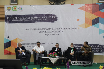 Demi Perubahan Lebih Baik, BEM UPNVJ Gelar Forum Aspirasi Mahasiswa 2019